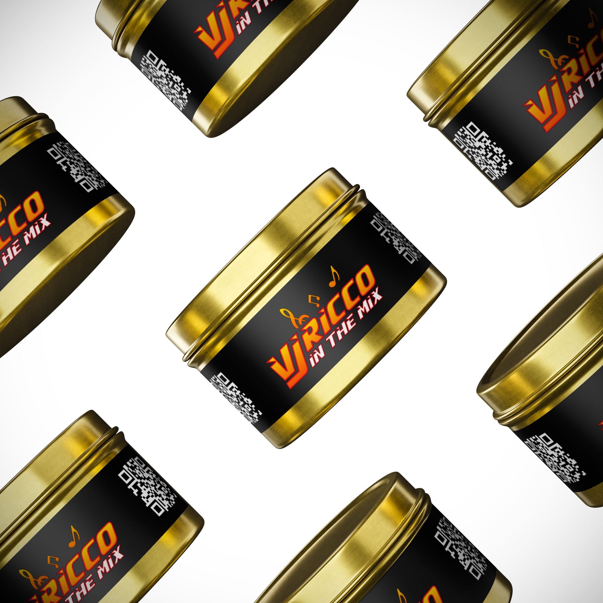 "VJ Ricco" -Themed Tin Candle - Perfect for Relaxation and Gifting